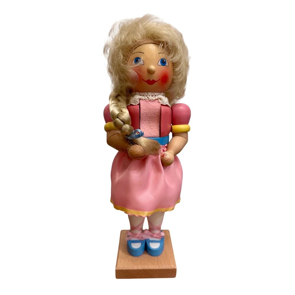 Vintage Rare Holzkunst Christian Ulbricht Clara Nutcracker West Germany Flaw